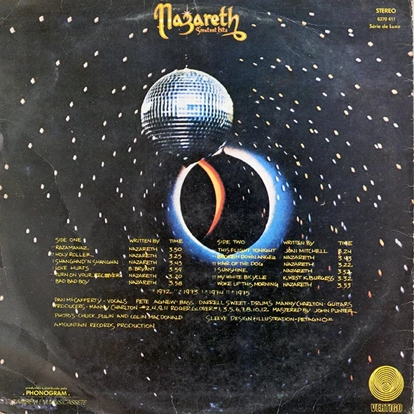 LP Nazareth Greatest hits