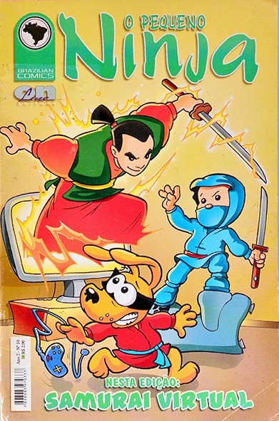 O Pequeno ninja - Samurai virtual - Ano 2 - Nº 10