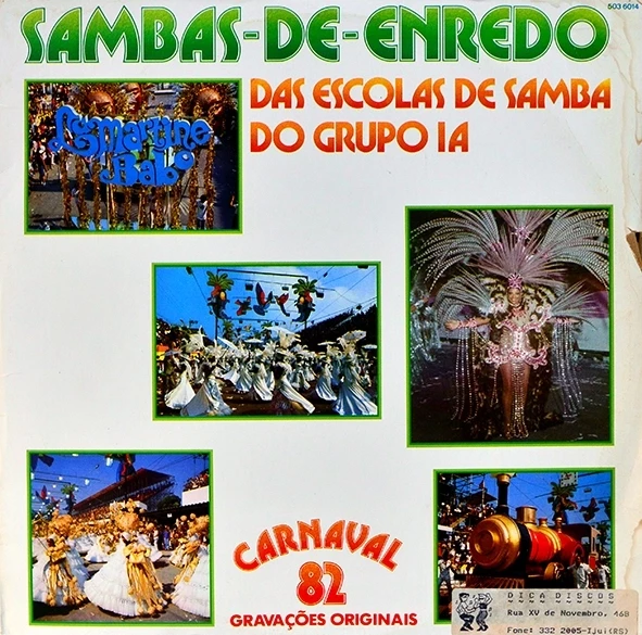 LP Sambas-de-enredo das escolas de samba do Grupo 1A - Carnaval 82