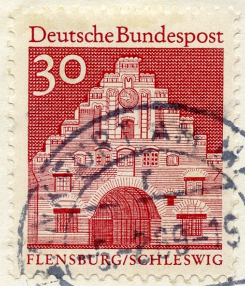 Selo Deutsche bundespost 30 – Flensburg/Schleswig 