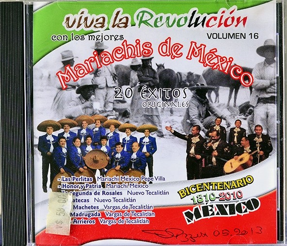 CD Viva la revolucion con los mejores mariachis de México